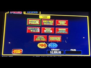 Wild Swing. Crazy man betting. Let’s PLAY live! High Limit Video Poker