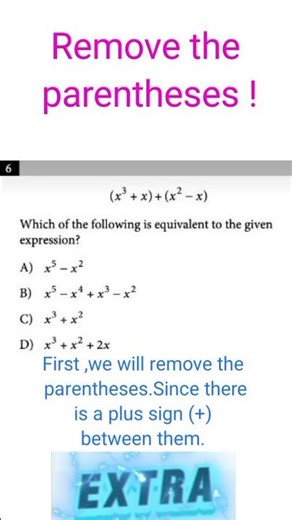 The easiest SAT question in the world 🔥💯 # #maths#shorts#SAT