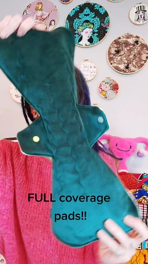 had to do this with pads! 🤣 #clothpads #cco #periodproductcharity #clothconnectionoutreach #reusableperiodproducts #periodpoverty #helpingothers