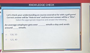 KNOWLEDGE CHECKLet's check your understanding on course cover... | Filo