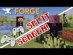 Splitscreen for Minecraft Java (Forge)
