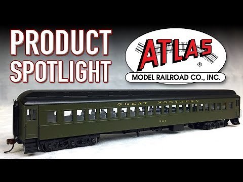 HO Scale Pullman Heavyweight Single Window Coach Atlas Master Product Spotlight