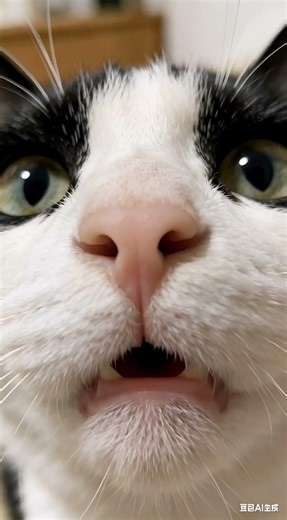 Cute Cat Breathing Close to Camera 🐱👃