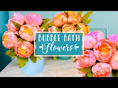 Unleash Your Creativity: Make Stunningly Realistic Bubble Bath Flowers!