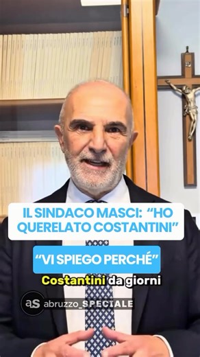 abruzzoSPECIALE on Instagram: "Il sindaco Carlo Masci ha diffuso un videomessaggio indirizzato ai pescaresi per spiegare le ragioni della querela per diffamazione contro Carlo Costantini, candidato sindaco del centrosinistra alle elezioni parziali dell’8 e 9 marzo prossimi. Il primo cittadino contesta accuse ritenute infamanti e prive di fondamento e chiede ora che sia un giudice a stabilire se si tratti di critica politica o di diffamazione. Costantini in una nota: “Non ho mai attribuito respon