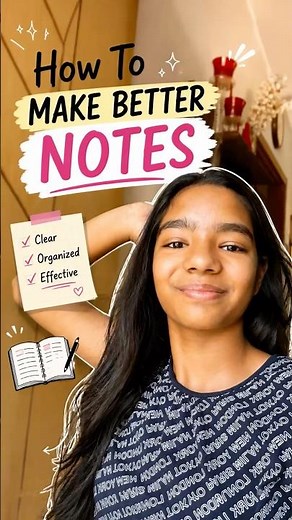 How I Make Better Notes 📚✨ | Simple Note-Making Tips for Students 😭 #notesmaking #howtomakenotes