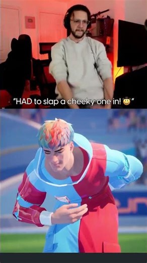 "HAD to slap a cheeky one in! 🤓" #fluxe #gaming #rematch