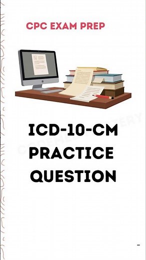 CPC Exam ICD‑10‑CM | Frequently Asked Guideline Question You MUST Know! #medicalcoding #shorts
