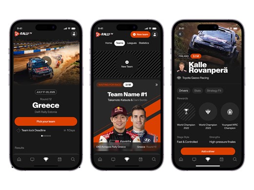 Rally – WRC iOS app concept