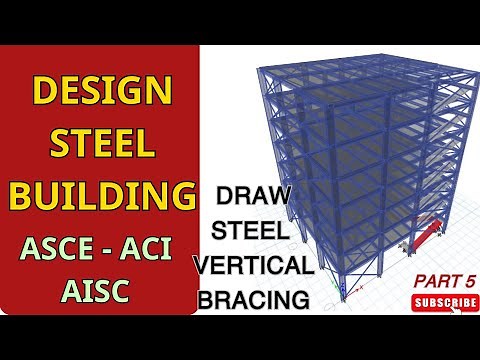 PART 5 | ETABS Steel Building Design Tutorial – Master Drawing Steel Bracing