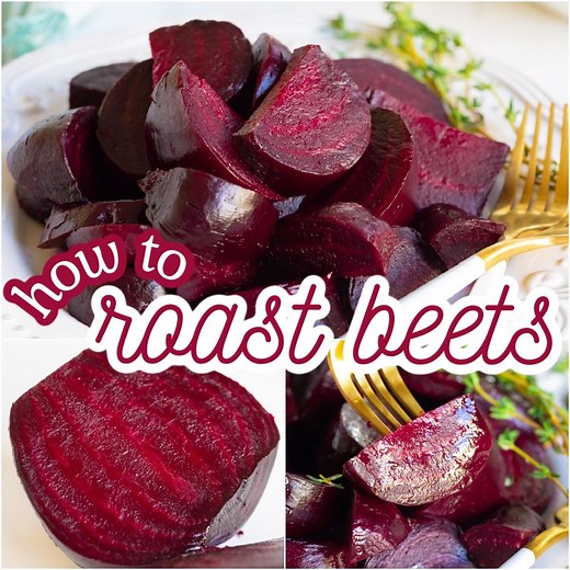 RECIPE ➡️ https://www.momontimeout.com/roasted-beets-recipe/ This roasted beets recipe is quick and easy, no peeling required! | Mom On Timeout