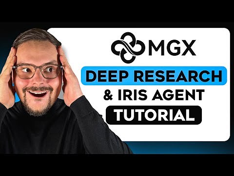 MGX Tutorial - 2026 | How to Use Deep Research and Build a Full Website Using Iris Agent