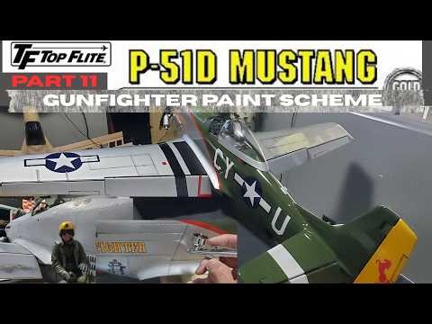 Top Flite 1/7 P51D Mustang Part 11 Paint Scheme