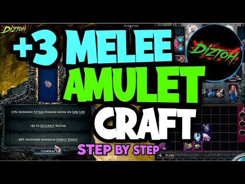 How to Craft a +3 Melee Amulet for Werewolf Druids | PoE 2