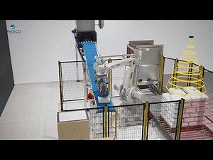 Fresco Robotic De-palletising & Automatic Bag Emptying system || Frescosystems|| Fresco NZ