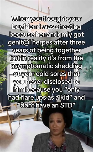 Your cold sore (primarly caused by HSV-1 but can also be HSV-2) may not be considered a se❌ually transmitted infection by societal view, but it IS a se❌ually transmitABLE infection. HSV-1 is currently on the rise for being the leading cause of herpes down below. Time to end the stigma. #CapCut #HSV #Herpes #Awareness #STI #STD #MentalHealth #SexualHealth #Health #BreakTheStigma #EndTheStigma #HSV1 #HSV2 #Protection #ColdSores #FeverBlister #Meme #Fyp #Viral #Cheating #Relationship #Cats #meowmeo
