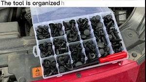 Ginsco 265 Pcs Automotive Car Bumper Push Fasteners Rivet Clips Expansion Screws Replacement + Fasteners Remover Kit