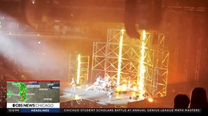 Heat from United Center concert pyrotechnics damages Bulls championship banners