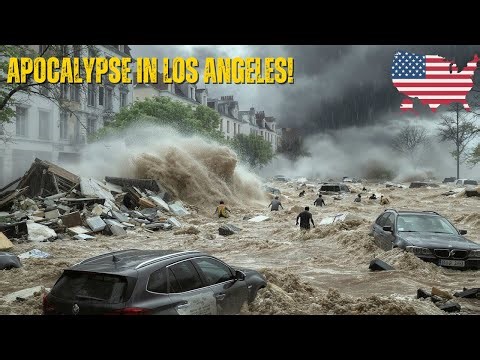 Los Angeles Crisis! Torrential Rains Cause Deadly Mudslides — 547,000 People Forced to Evacuate!