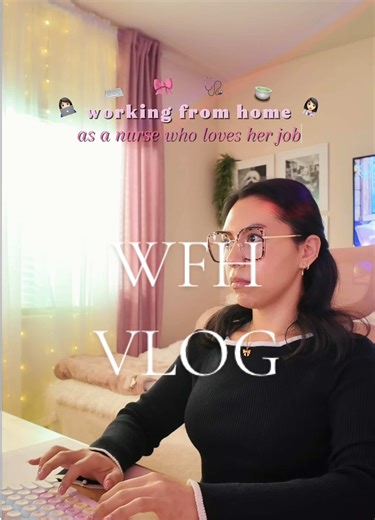 working from home | wfh with me as a Registered Nurse Case Manager 👩🏻‍💻⌨️🩺✨ back to my cozy desk after a 4 day weekend 🍵 nothing like coming back to a full inbox after a few days off 🥲 #wfhvlog #workingfromhome #keyboardasmr #dayinmylife #cozydesksetup typing asmr asmr sounds asmr video work vlog work with me productive vlog productivity cozy workspace nurse vlog soft nurse