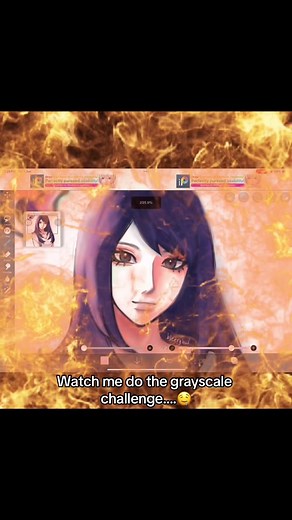 Watch me do the Grayscale Challenge | Art and Talents