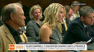 Campbell's daughter shares his struggle
