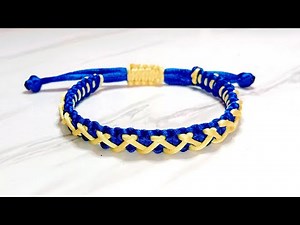 DIY Paracord Bracelet Square Knot | Paracord Bracelet Tutorial | Cara Membuat Gelang Tali