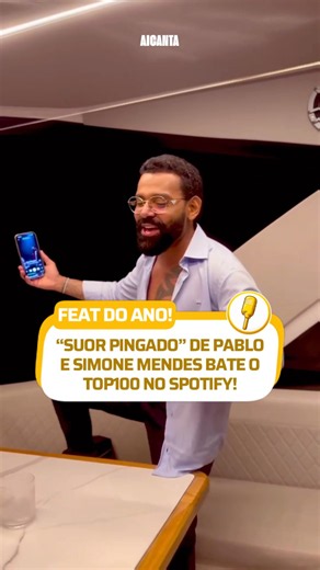 Pablo e Simone Mendes entra no top100 com o hit “Suor Pingado” 🔥🎶