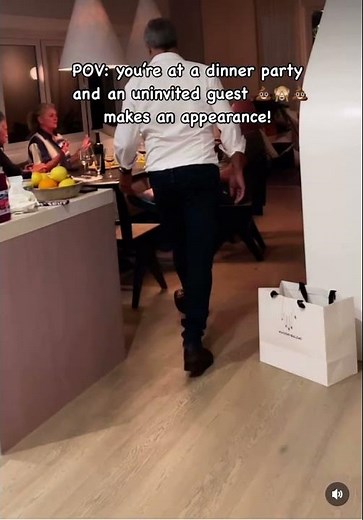 A Dinner party poo is a surprise for everyone