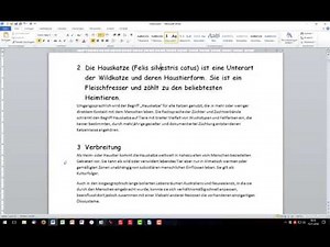 Microsoft Word: Inhaltsverzeichnis mit Nummerierung