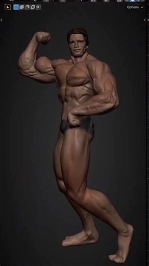 Train Your Blender Muscles with Me #blender #anatomy #sculpt