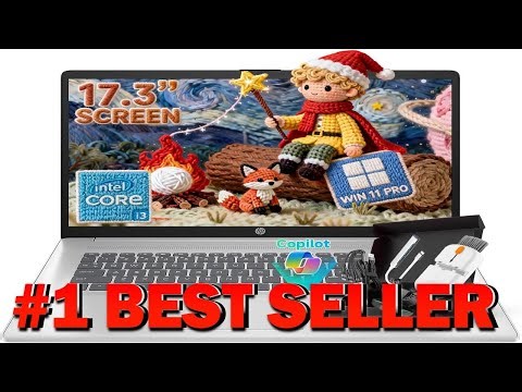 HP 2026 17.3" Laptop Intel Core i3 N305 Lifetime Windows 11 Pro Copilot - B0G64JBHD7