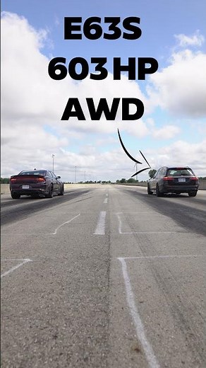 Hellcat GAPPED by Mercedes Wagon DRAG RACE