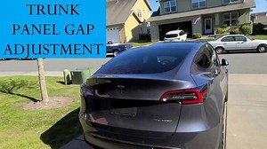 Tesla Model Y Rear Hatch DIY Panel Gap Adjustment How-To