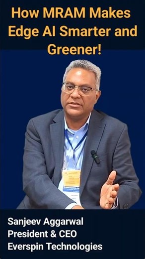 How MRAM is Revolutionizing Edge AI | Low Power, High Efficiency Memory Innovation #shorts