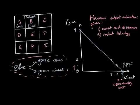 Production Possibility Frontier 1: Straight line PPF