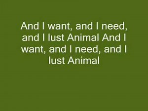 animal lyrics by def leppard