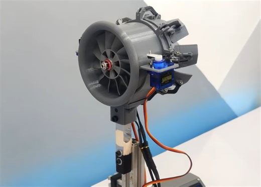 Variable-Nozzle Ducted Fan Provides Fluid Dynamics Lessons