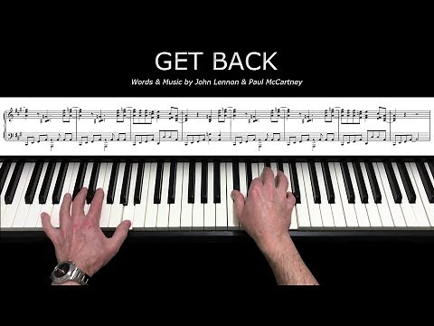 Get Back (The Beatles) - Piano Cover with Sheet Music