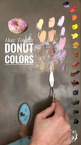 16K views · 169 reactions | Hope you enjoy this tutorial for mixing colors for a pink donut. All the colors I used on my palette are listed at the end.  Sorry for all the caption typos. As always. Hope this tool gets better soon.  | Ken Goshen | Facebook