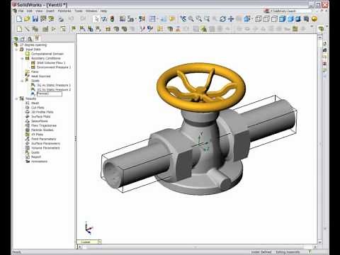 SolidWorks Flow Simulation - Pressure Drop