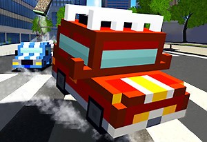 Blocky Cars in Real World