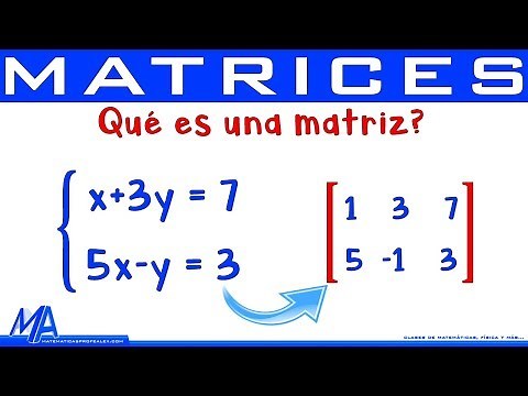 What is a matrix | Systems of equations