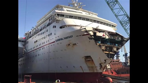 Aliaga Shipyard with the Carnival Inspiration, Fantasy, Imagination. | Carnival Cruise FUN