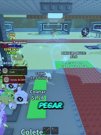 BOMBARDINO FEZ EU PERDER 3 LUCKY BLOCK DE TACO