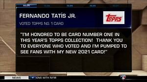 10K views · 259 reactions | Fernando Tatis Jr. is Card Number One in 2021 Topps Series 1 Baseball! | MLB Network | Facebook