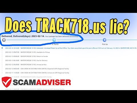 Is Track718.us tracking platform legit or scam? What if you haven’t received your package?