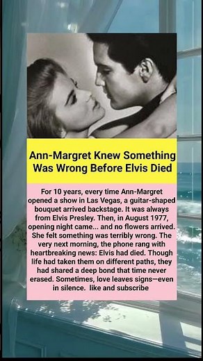 Ann-Margret Knew Something Was Wrong Before Elvis Died #truestory
