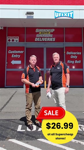 UFIXIT on Instagram: "Right now, the UFIXIT windscreen repair kit is on special at all Supercheap Auto stores and online for just $26.99, but hurry, this price won’t last. Designed for Australian conditions, UFIXIT delivers a permanent windscreen repair you can trust. It’s easy to use, highly effective, and rated as Australia’s best windscreen repair kit for a reason. Fix chips before they spread, save on costly replacements, and get back on the road with confidence using UFIXIT. Available now a