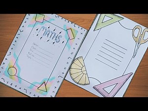 Maths Project Front Page Design Easy, Simple & Quick /Maths/Maths Activity/Border Design/mathematics